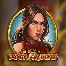 Cat Wilde and the Doom of Dead slot logo by Play'n GO at Safe Casino